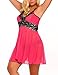 Plus Size Womens V Neck Babydoll Strap Lingerie Lace Chemise Teddy Outfits