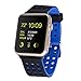 Huishang Apple Smartwatch / Watch Sport Wristband, Accessories Watch Band, Classic Strap Bands for 42mm Apple Watch Series 1 Series 2 (42mm Black/Blue)