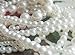 CJESLNA New Fashion Long 6 Row White Faux Pearls Necklace 35