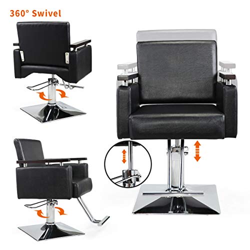 Beauty Hydraulic Reclining Barber Chair Salon Beauty Spa Chair