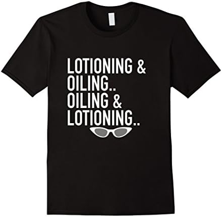 Mens Lotioning and Oiling Wendy Peffercorn T-Shirt Medium Black