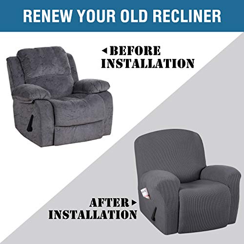 H.VERSAILTEX Super Stretch Recliner Cover Recliner Couch Covers