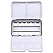 MEEDEN Empty Metal Watercolor Tins Palette Paint Case Box - Will Hold 12 Half Pans or 6 Full Pans