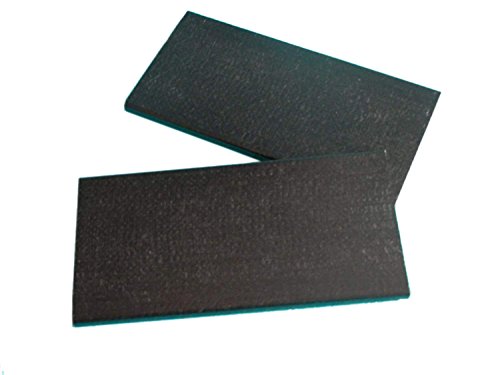 4-Pack Gray Fiberglass Spring Plate For Swivel Rocker Chair - 2.5x5 Inch Replacement