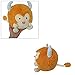 Squishable Itty Bitty Monster Plush, Orange, Mini 7