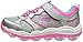 Skechers Kids Girls' Skech-Air Stardust Running Shoe, Stardust Silver, 8 M US Toddler