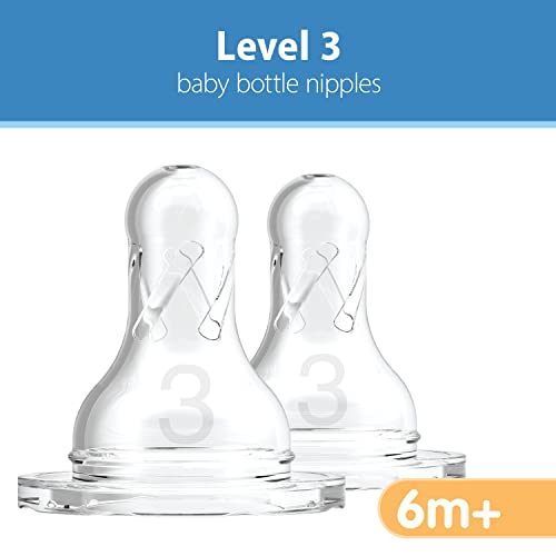 Dr. Brown’s Natural Flow® Level 3 Narrow Baby Bottle Silicone Nipple