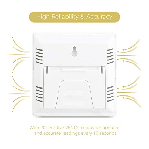 BEYELIAN Beauty Salon Use Digital Thermo Hygrometer Indoor Humidity Temperature Monitor ℃/℉ Switch for Home, Office, Greenhouse, Warehouse - Thumbnail 3