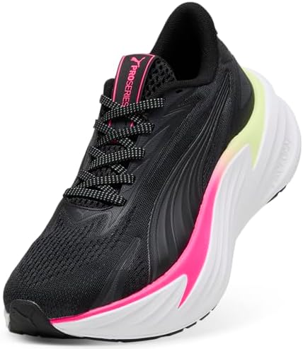Maxima Pro - Ténis de corrida de estrada unissex, preto e prata, tamanho 9.5 do Reino Unido, Puma Black Puma Silver, 44 EU