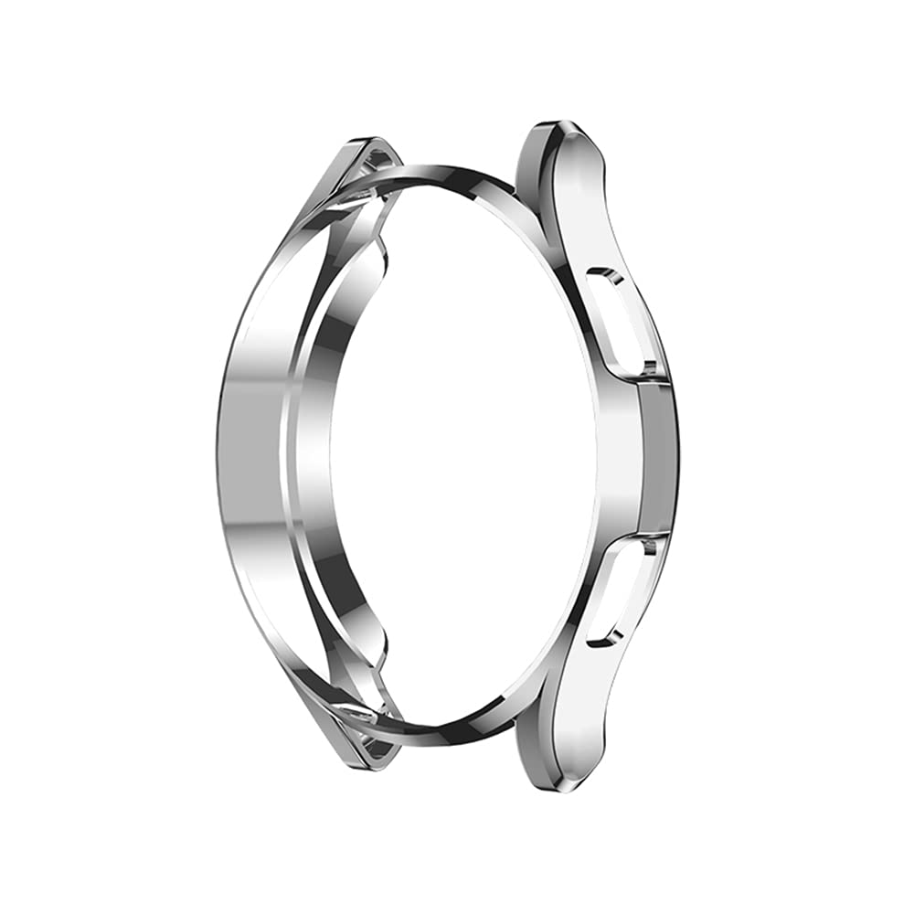 AISPORTS 2 Pack Compatible with Samsung Galaxy Watch 4 44mm Case with Screen Protector, Ultra-Thin Soft TPU Silicone Bumper Case Full Coverage Protective Case Cover for Samsung Galaxy Watch 4 44mm