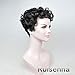 RUISENNA Afro Curly Hair Wigs for Black Woman Short Kinky Hair 100% Heat Resistant Fiber Synthetic Wig