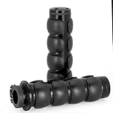 Black Anodized Aluminum Billet Bar End Plugs Motorcycle 1