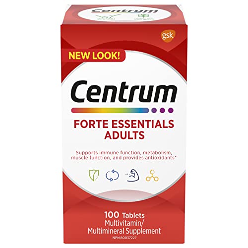 Centrum Forte Essentials, Complete Multivitamin & Mineral Supplement