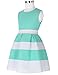 GRACE KARIN Kids Girls Contrast Color Basic Daily Dresses 11yrs CL992-3