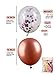 Clearance Confetti Balloons (18 inch) Rose Gold Party Decorations Happy New Year Christmas Engagement Birthday Baby Shower Black Friday Sales 2018