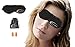 FRESHME Silk Sleep Mask for Women Men Girls Kids Completely Blocks Out Light Includes Carrying Pouch & Ear Plugs Travel Pack