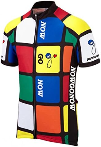NEW NOWGONOW COLORS GRIDS BIKE Riding Racing Team Pro Cycling Jerseys