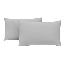 Jersey Knit Pillow Cases Standard/Queen Set of 2
