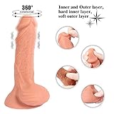 Women Adult Toys for Pleasure Dicks 7.68 Inch Rechargeable Lightweight Medical Silicone Wand with 10 Powerful Vibrations for Beginner Massage