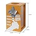 Lily's Home Humorous Beer Cap Opener with Shadow Box Caps Holder, Always Fresh and Cold Quote, Makes the Ideal Gift for the Happy Beer Lover, A Great Father's Day and Christmas Gift for Him
