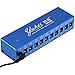 Yuker PS-10ADJ Guitar Pedal Power Supply, 10 Isolated DC Channel for 9V/12V/18V, with Short Circuit and Over Current Protection, (Blue Brick)