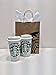 Personalized Authentic SB 16 oz Reusable Coffee Cup Grande Hot Cup with Custom Name and Lids/Sleeves.