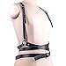 Wyenliz Women's Waist Belts Punk Harajuku Faux Leather Harness Straps Adjustable