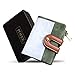 Womens Wallets Small Rfid Ladies Bifold Wallet With Zipper Coin Pocket,Mini Purse Soft Compact Thin (green)