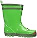 Kidorable Boys Frog Rubber Rain Boots, Green, 10 M US Toddler