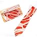 Men's Bacon Meat Tie / Necktie, Novelty Gag Gift, 54 Inches