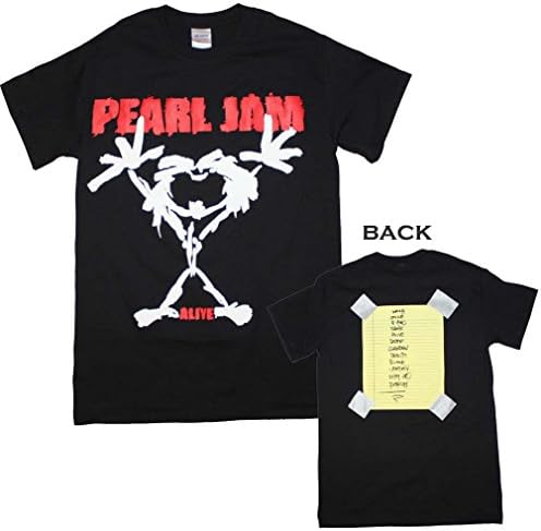 Unique Vintage Pearl Jam Alive Stickman T-Shirt X-Large Desiqn