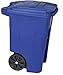 Toter 48 Gallon Blue Recycling Container with Wheels and Lid