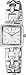 Anne Klein Women's AK/2823SVSV Silver-Tone Open Link Bracelet Watch