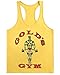 MITIAO Men GOLO GYM Fitness BodyBuilding Tank Y Back Stringer Yellow Red L