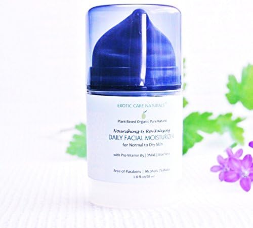 Natural Face Moisturizer Cream for Normal to Dry Skin with DMAE-Paraben Free 50 ml