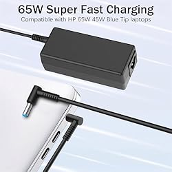 PIOEVTKA Replacement for HP Laptop Charger 65W 45W