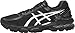 ASICS Women's Gel Kayano 22 Running Shoe, Onyx/Silver/Charcoal, 6.5 M US