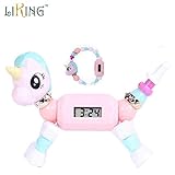 LIKING Twisty Magical Pets -for Black Friday Promotion Magic Bracelet Unicorn Charm Bracelet Back-to-School Season - Transfer from Magic Bracelet to Magic Pets Backbag Accessory Necklace Hair Decoration for Kids (Unicorn)