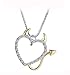 Gorgeous Devil Heart Necklace - Charming Naughty Devil Heart Pendant Necklace for Women
