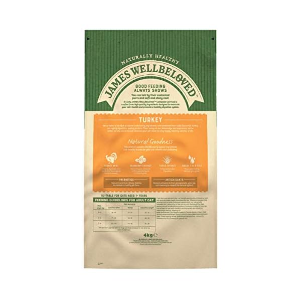 James-Wellbeloved-Complete-Dry-Adult-Cat-Food-Turkey-and-Rice-4-kg James Wellbeloved Adult Turkey 4g