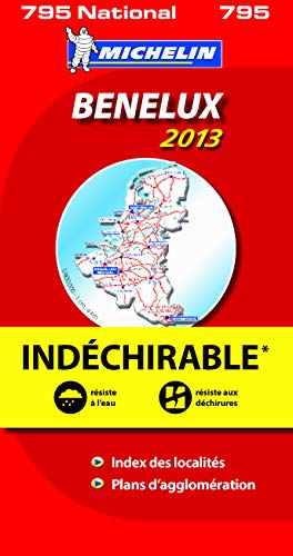 Michelin Tear-Resistant Map #795 Benelux by MIchelin Travel Publications