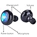 Shendong Mini Bluetooth Earphone with Built-in Mic, Volume Control for Android IOS Windows Smart Phone Laptop Computer and Bluetooth Device (Black)