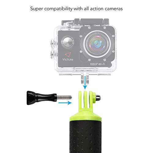 Victure Action Camera Waterproof Floating Hand Grip, Handle Mount