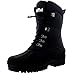 Polar Mens Snow Hiking Mucker Duck Grafters Waterproof Saftey Thermal Boots - Black - US8/EU41 - YC0445