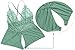 Avidlove Women Sexy Lingerie Lace See-through Babydoll Open Crotch Pant Dress (XXL = US XL, Green)