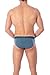 Obviously Apparel Downtown Collection - AnatoMAX Hipster Brief - Slate - Medium