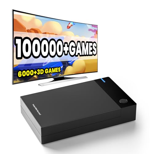 Bearway 12TB Retro Gaming Hard Drive Compatible with 100,000+ Classic Games，400+Emulators and 6000+3D Games, Video Game Console HDD for Win 7/8/10/11