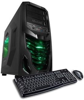 Microtel AMTI7002 Liquid Cooling Gaming Computer (Intel 4.0GHz i7 6700K Processor, 16 GB DDR4 RAM, 2TB Hard Drive, Windows 7 Professional)