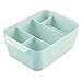 mDesign Baby Nursery Storage Organizer Bin for Medicine, Thermometer, Nasal Aspirator, Washcloths - Mint