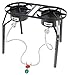 Bayou Classic DB250 Double Burner High-Pressure Cooker with Extension Legs